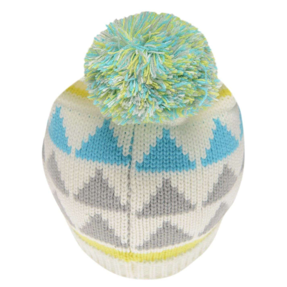 Back vision O’Neil Knitted Warm Winter Ski Hat • Modern design • Fluffy pompon • Fabric: 100% Acrylic