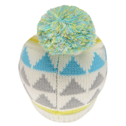 Back vision O’Neil Knitted Warm Winter Ski Hat • Modern design • Fluffy pompon • Fabric: 100% Acrylic