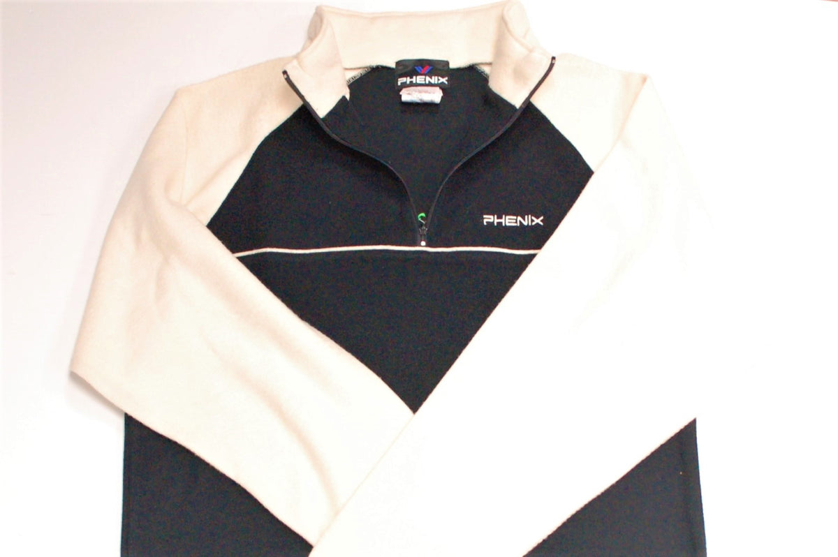 Vphenix 1/2 Zip Caldo Sci Invernale Pratico Comodo Casual Sportivo Taglia L NUOVO DI ZECCA