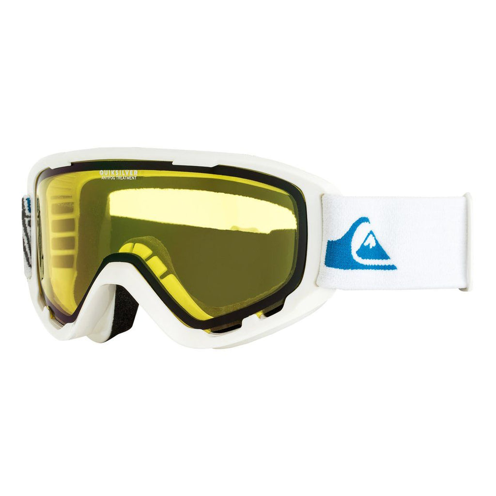 quiksilver ski goggles Quiksilver 2018 White Sherpa Bad Weather Snowboarding Goggles