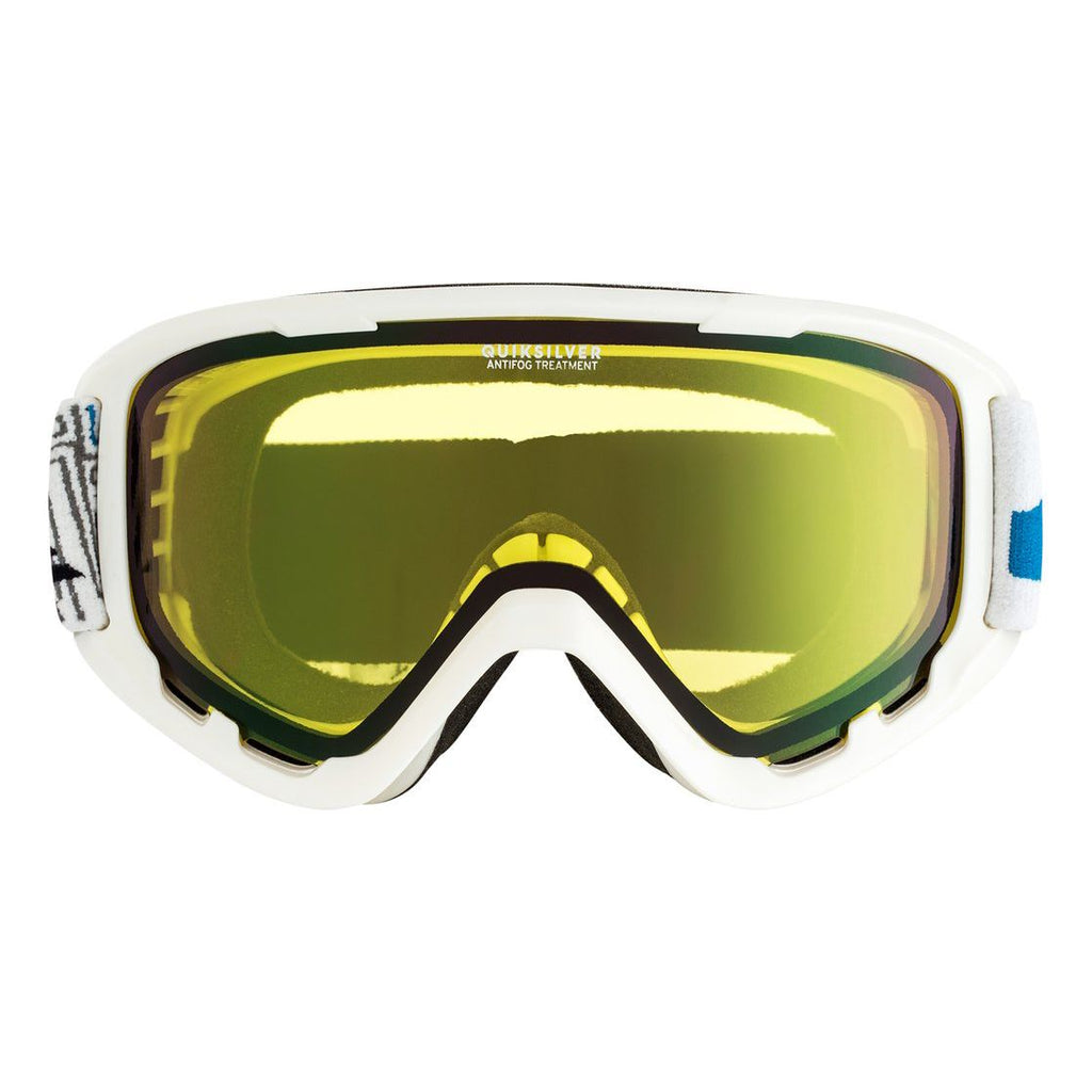 quiksilver snow goggles Quiksilver 2018 White Sherpa Bad Weather Snowboarding Goggles