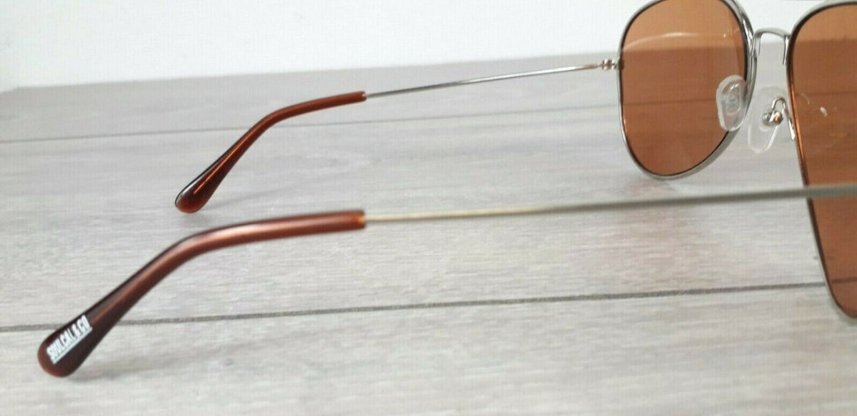Soulcal Ladies Sunglasses Metal Frame Brown