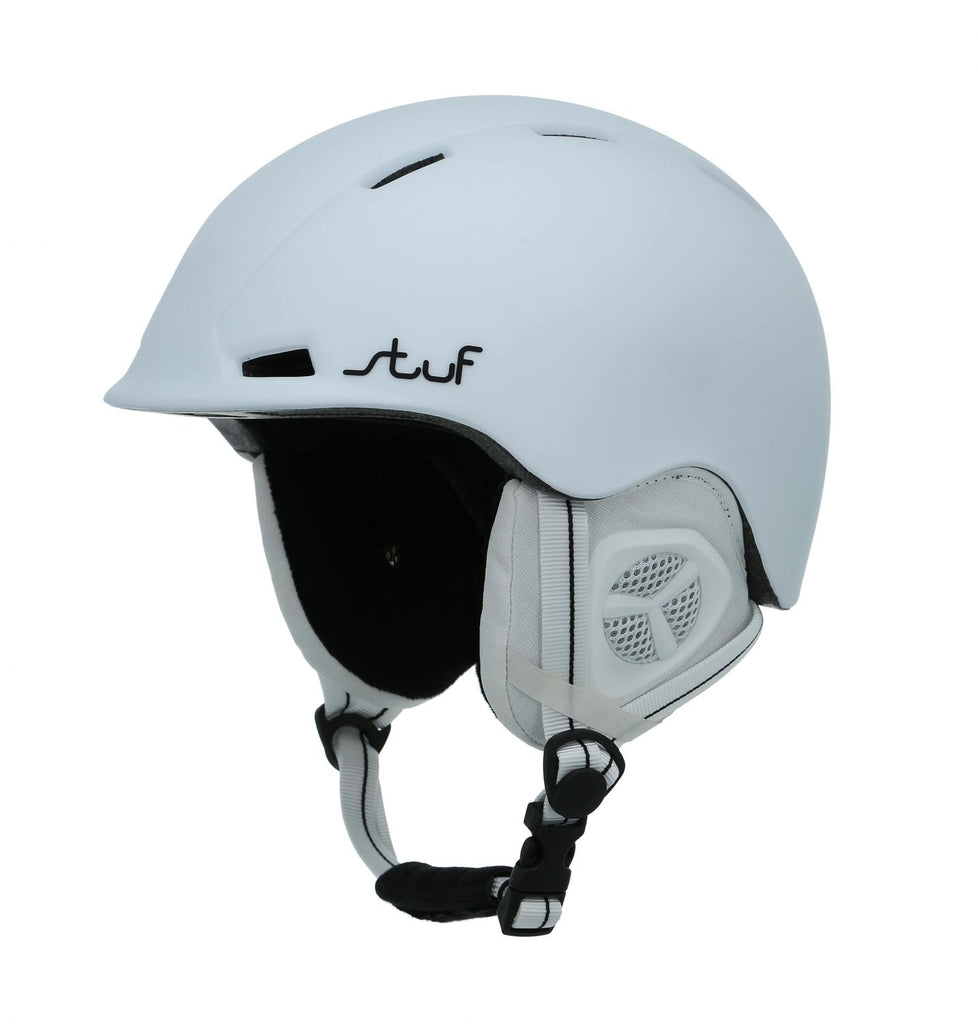 Stuf Helmet Entry Ski Snowboard Winter Protectable Stable Comfortable Practical 52-54 cm / White Stuf Helmet Entry Ski Snowboard Winter Protectable Stable Comfortable Practical 52-54 cm / White