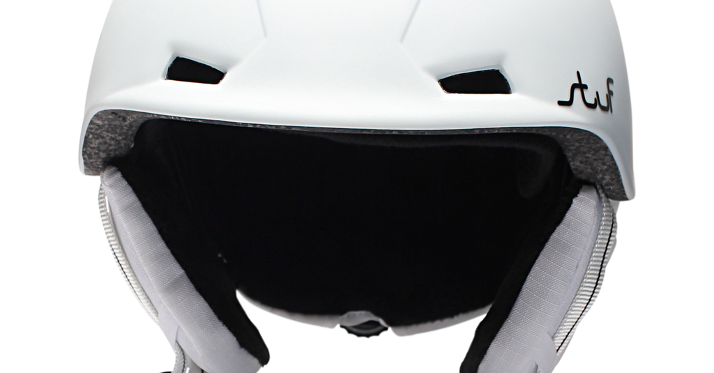 Premium Photo  Black and white helmet mockup skiing or snowboard head  safety mock up protection hard sport