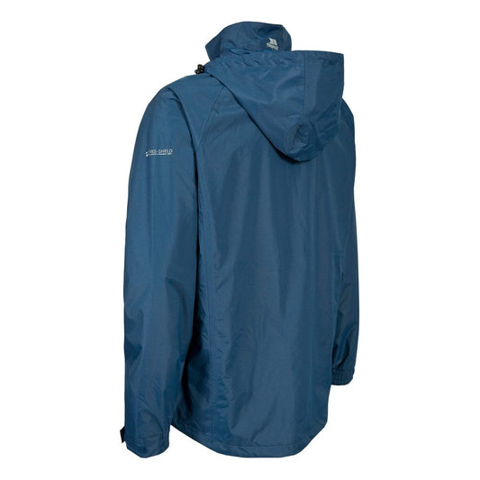 Trespass Nabro Herrenjacke in Marineblau, praktisch, bequem, wasserdicht und winddicht – ideal für Outdoor-Sportarten.